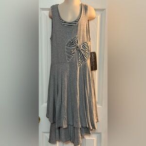 Isobella & Chloe Grey Dress Sz 10 NWT